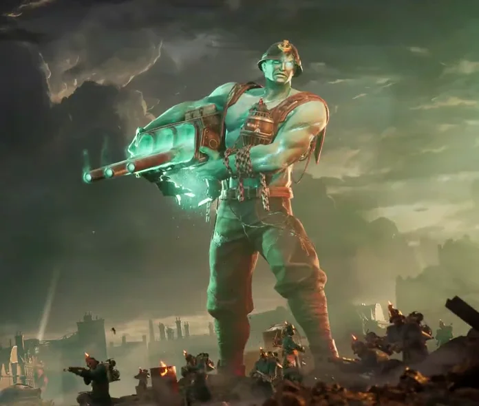 Dreadnought, splash art from the game's Giant screen
