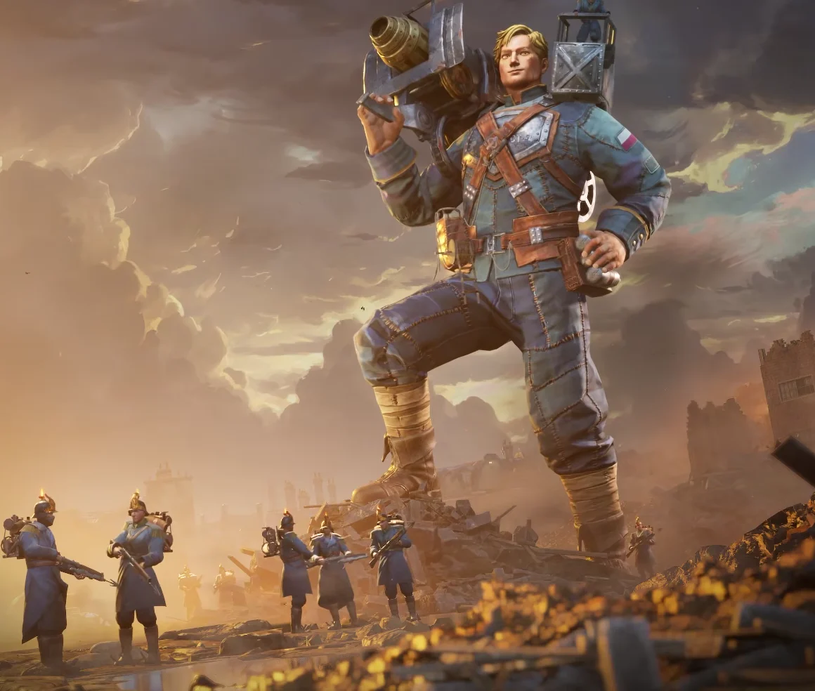 Flint, splash art from the game's Giant screen