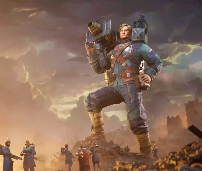 Flint, splash art from the game's Giant screen