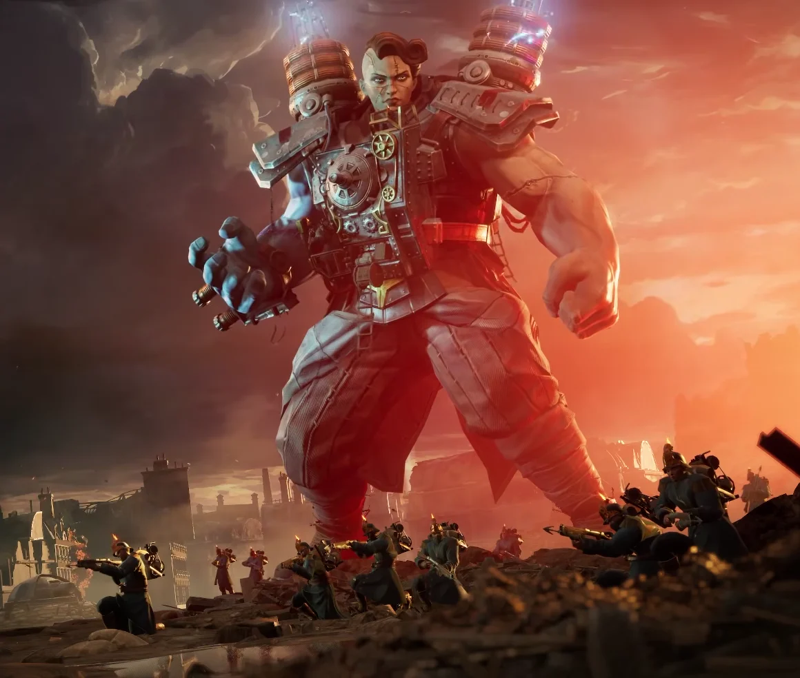 Strykka, splash art from the game's Giant screen