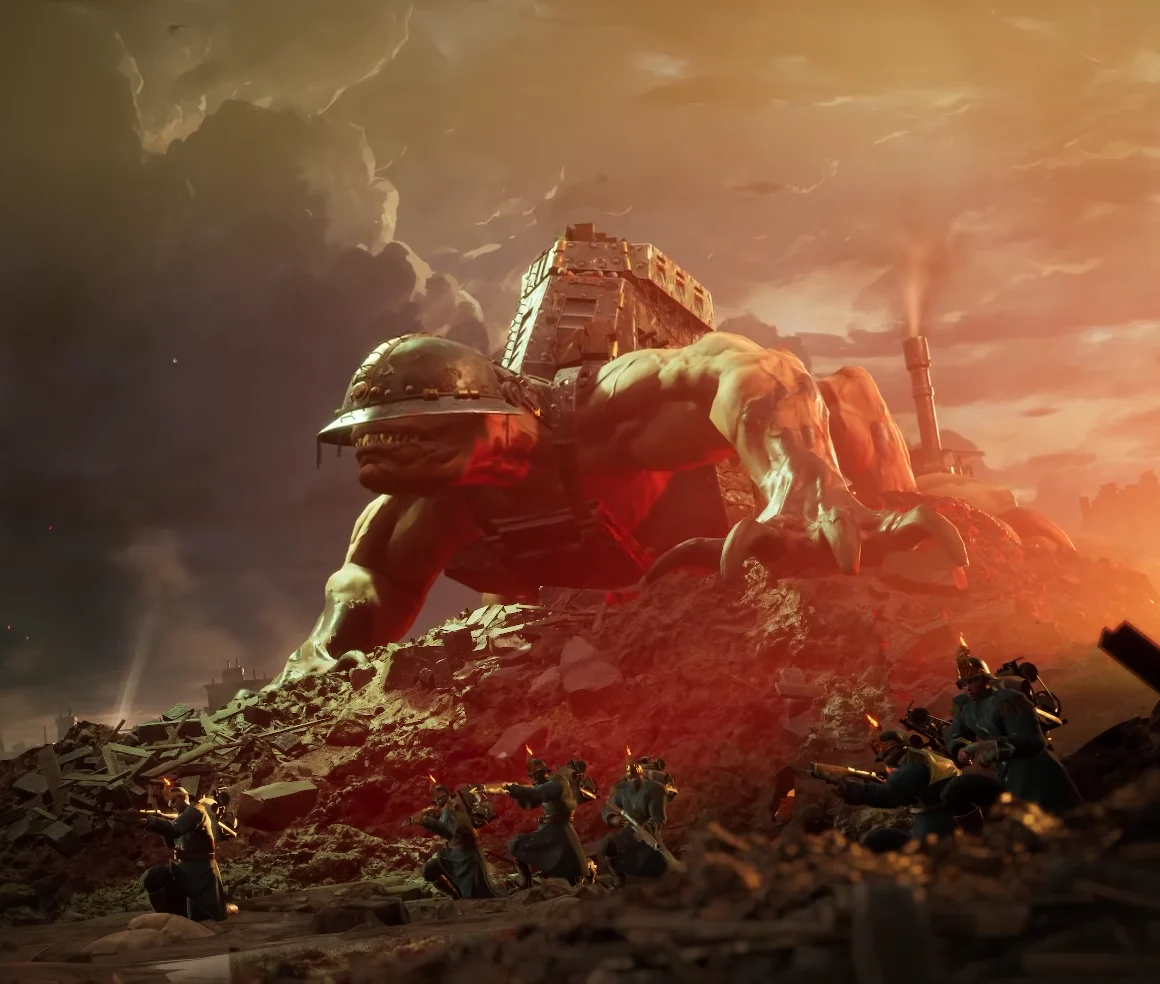 Trench Maw, splash art from the game's Giant screen