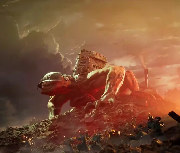 Trench Maw, splash art from the game's Giant screen
