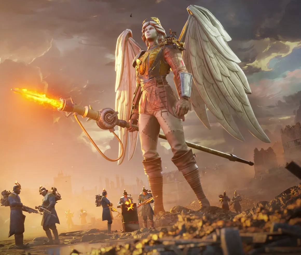 Victoria, splash art from the game's Giant screen
