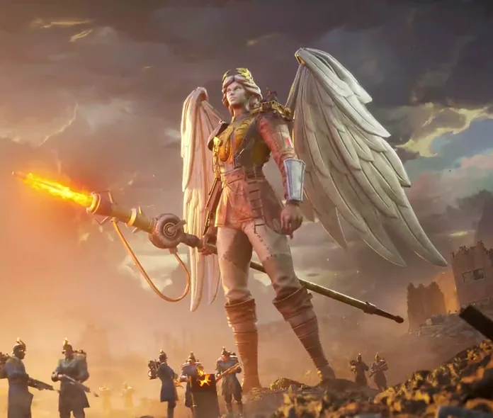 Victoria, splash art from the game's Giant screen